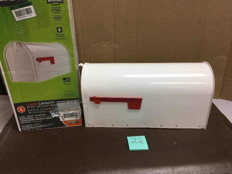 Solar Group Mailbox Elite 10 78 H X 8-12W X 20-14D T2 White