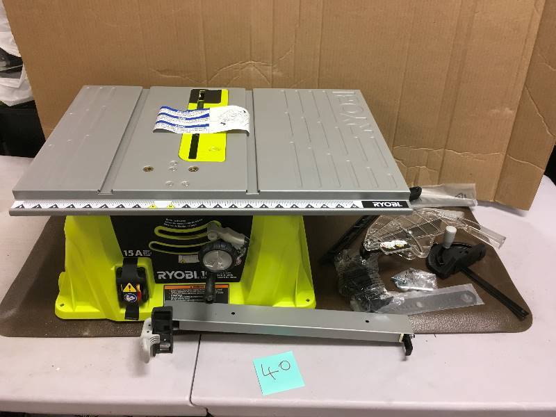 Ryobi 10 Table Saw missing  Steel Stand in like new condition
