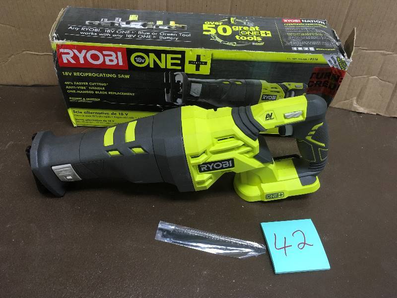 Ryobi 18-Volt One Cordless Reciprocating Saw - Tool Only not used
