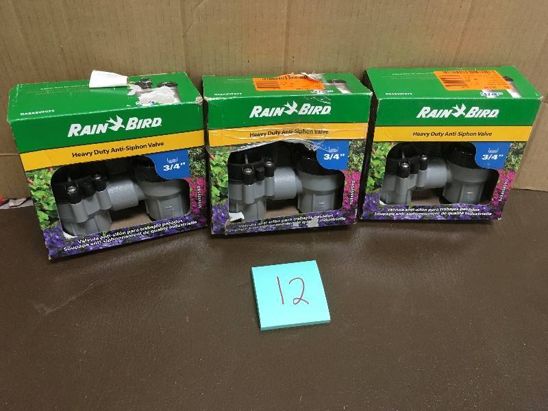 Rain Bird Corp. Consumer Electric Sprinkler Valve - Lot of 3