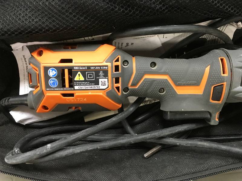 Ridgid Corded Multi Tool with Job Max Head