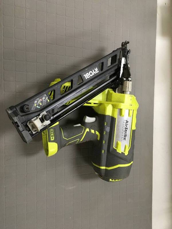 Ryobi 18-Volt One 15-Gauge AirStrike Cordless Angled Nailer (Tool Only)