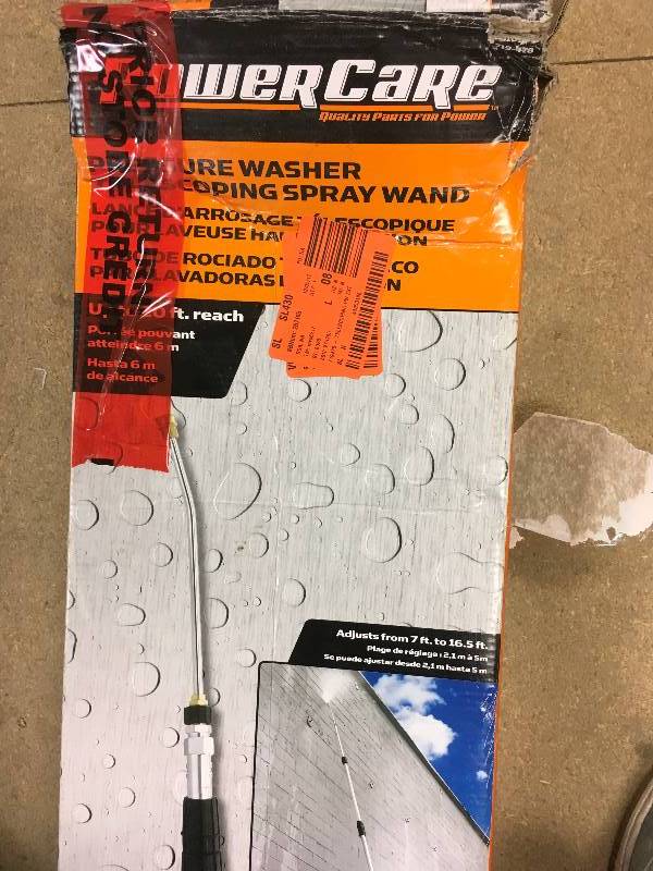 PowerCare Pressure Washer Telescoping Spray Wand
