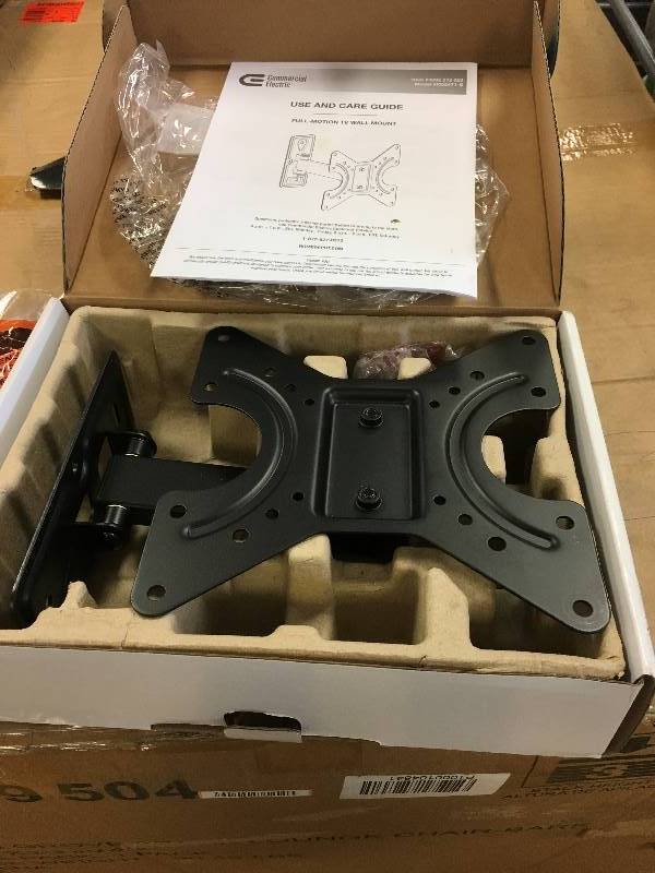 Commercial Electric 12 in - 37 in. Tv Wall Mount, Full Motion