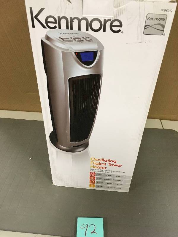 Kenmore Oscillating Digital Tower Heater