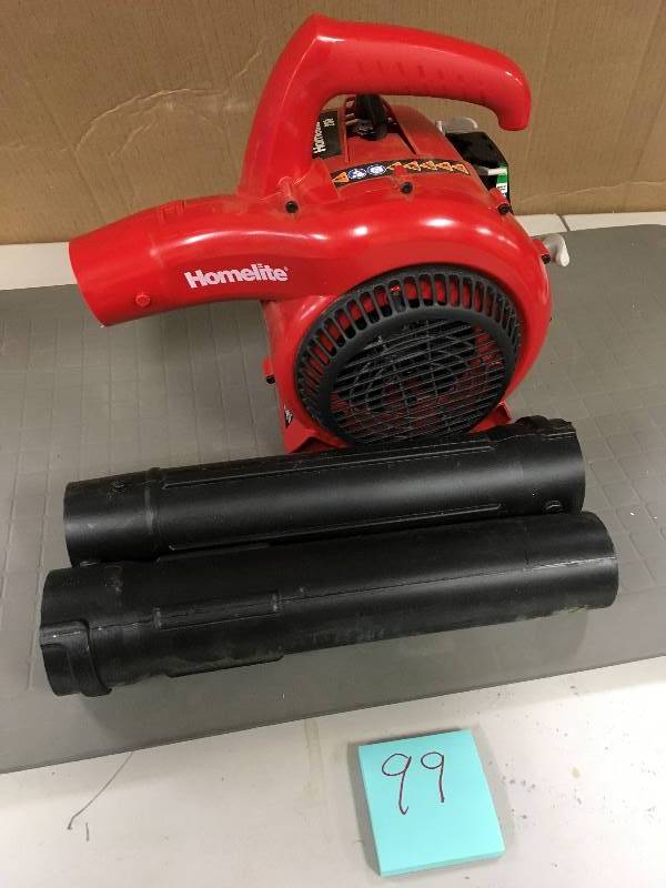 Homelie 150 MPH 400 CFM 2-Cycle Handheld Gas Leaf Blower in like new condition