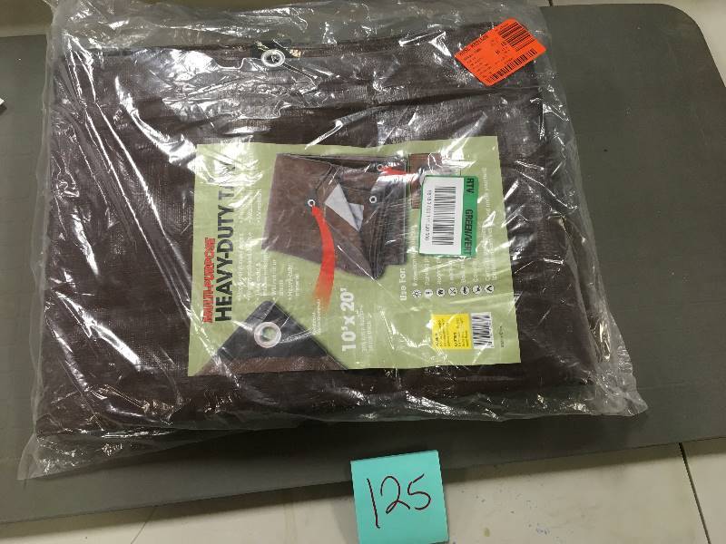 Dragon Skin Tarp 10 x 20 Heavy Duty BrownSilver Reversible New