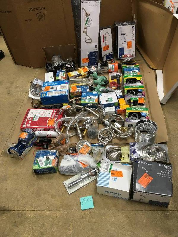 Lot of assorrted Misc. Plumbing items- some new , some missing pieces, some uused, some for parts