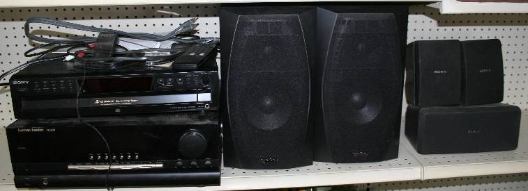 CD Changer, Stereo Receiver, Infinity Speakers