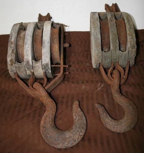 Large Block and TackleRope Pulleys