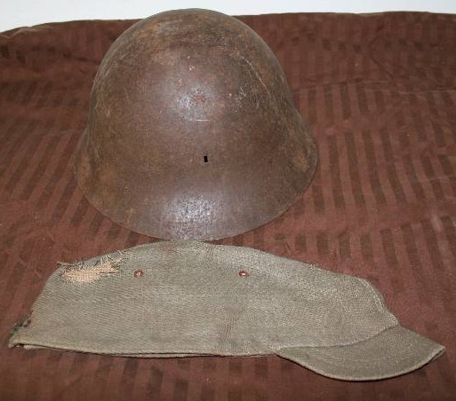 WW2 Japanese Military Helmet and Hat