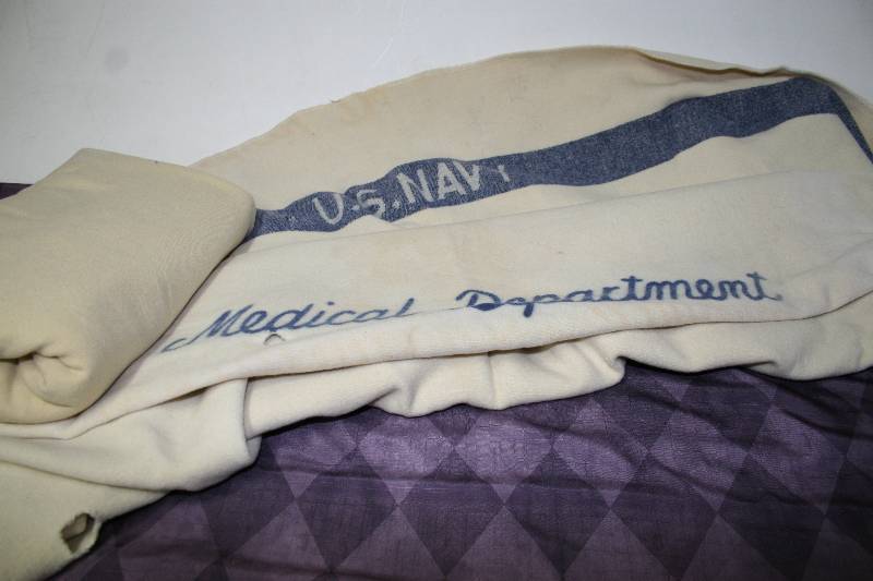 Vintage Navy Blanket
