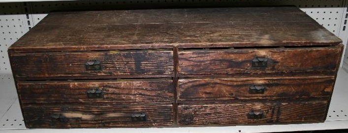 Wooden ToolHardware Storage