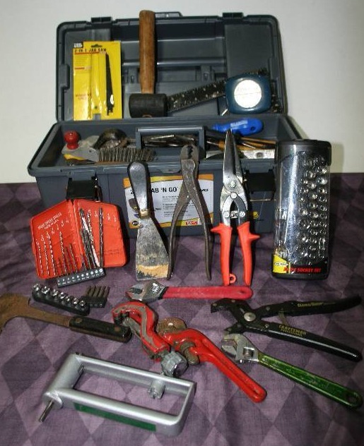 Toolbox with Misc Hand Tools