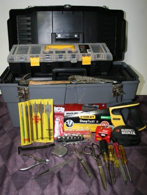 Toolbox with Misc Hand Tools