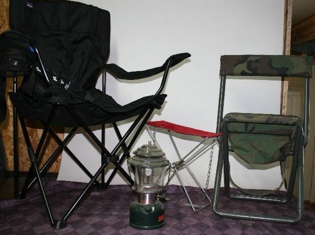 Outdoor Seating and Lantern