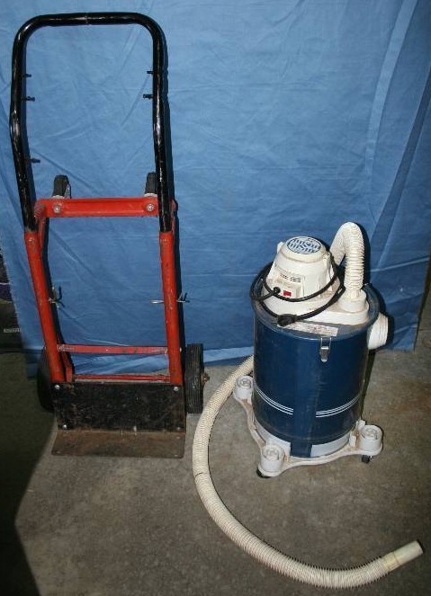 WetDry Vac and Hand Cart