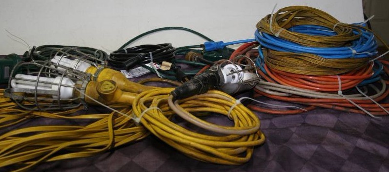 Misc Extension Cords and Trouble Lights
