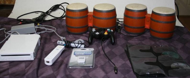 Nintendo Wii with Game Cube Games