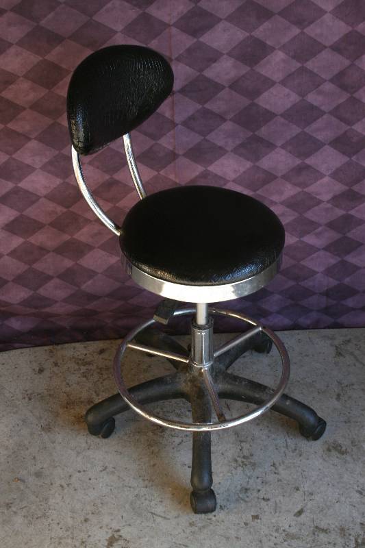 Rolling Garage Stool