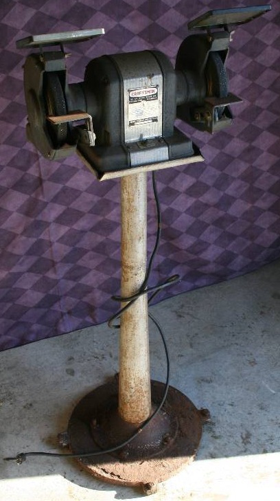 Bench Grinder with Stand