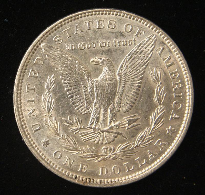lot 30 image: 1898 MORGAN SILVER DOLLAR AU