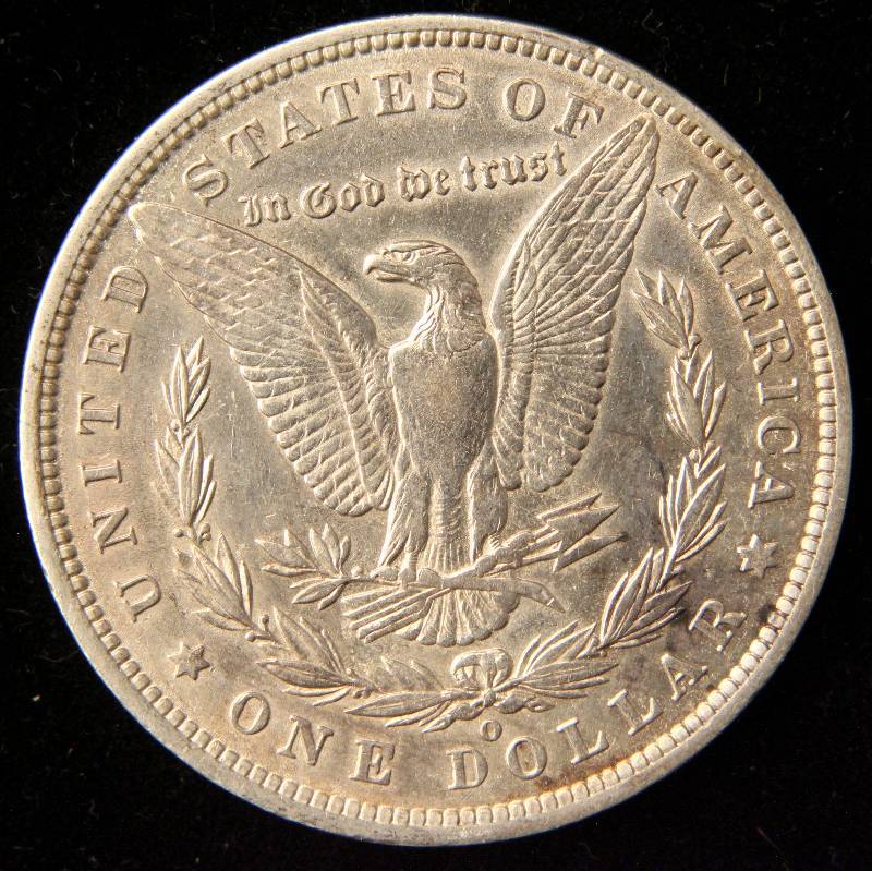 lot 46 image: 1887-O MORGAN SILVER DOLLAR AU