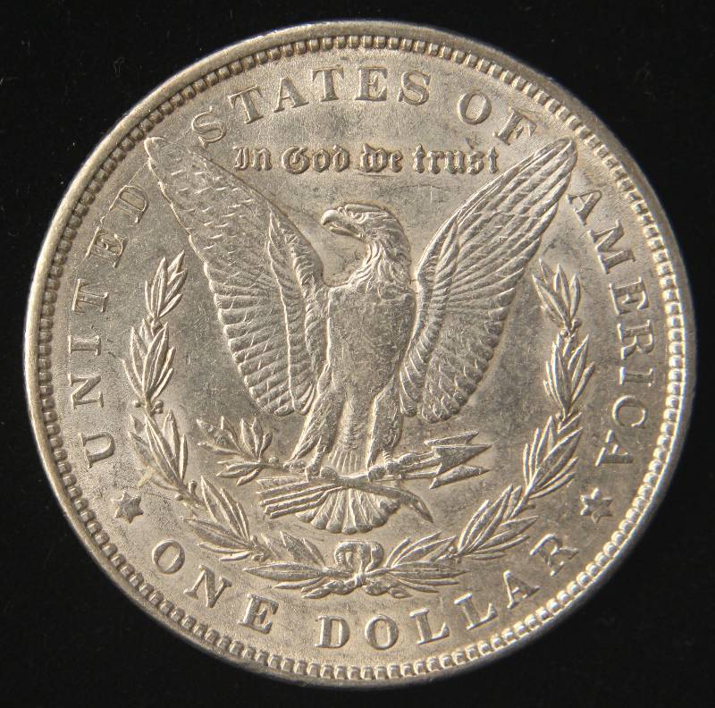 lot 62 image: 1888 MORGAN SILVER DOLLAR AU