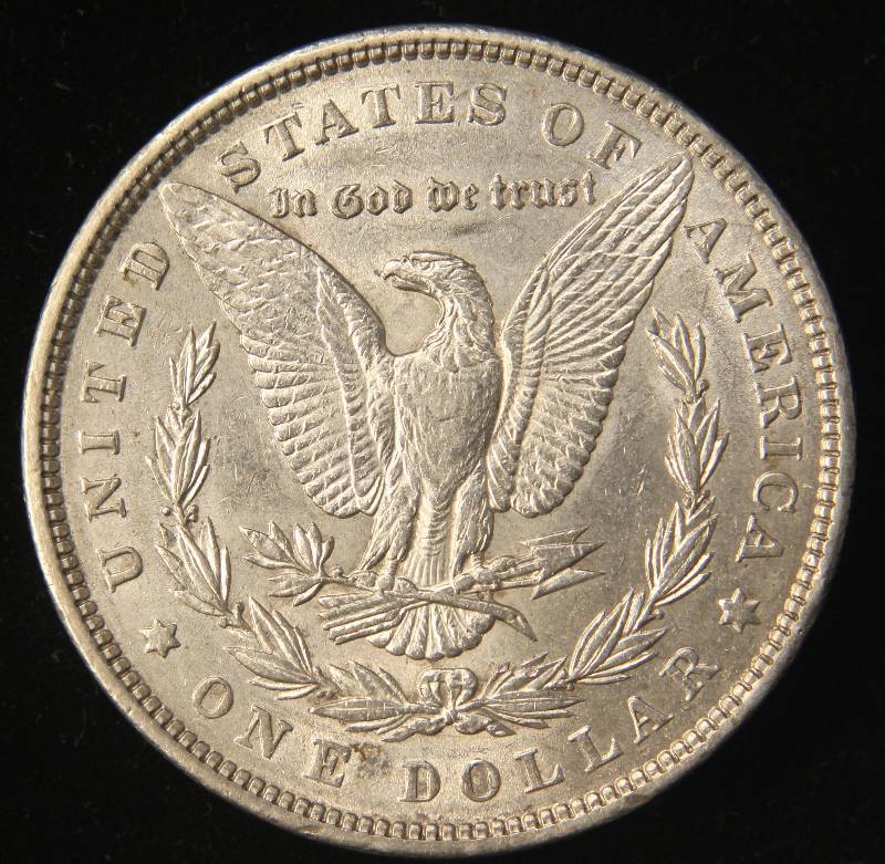 lot 75 image: 1900 MORGAN SILVER DOLLAR UNC