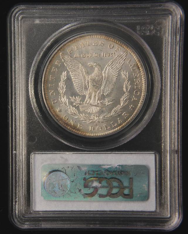 lot 13 image: 1885-O MORGAN SILVER DOLLAR MS65 PCGS