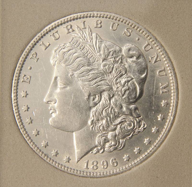 lot 20 image: 1896-O MORGAN SILVER DOLLAR MS63 NCGS