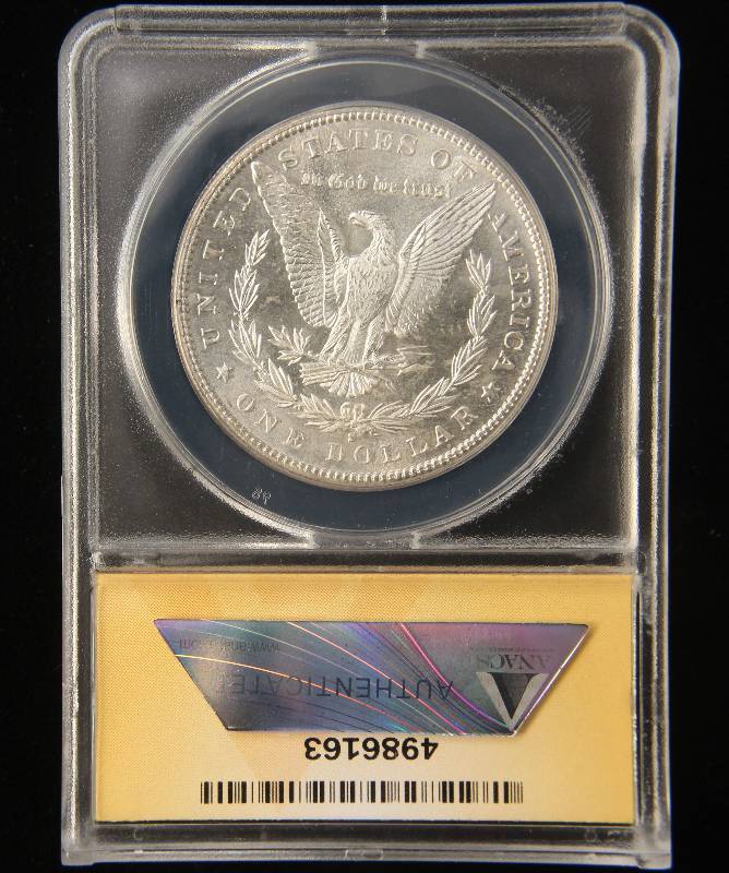 lot 31 image: 1881-S MORGAN SILVER DOLLAR PCGS MS65