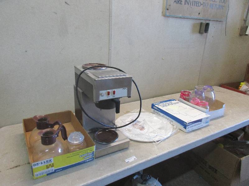 Coffee Maker and office supplies