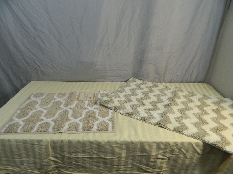 2 New Rubberbacked Rugs