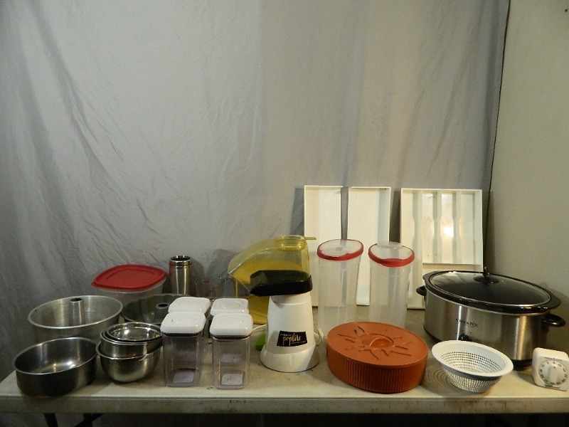 Popcorn Maker, Crockpot, and More