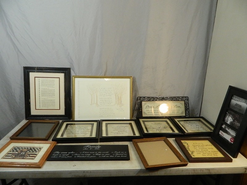 Picture Frames and Framed Pictures