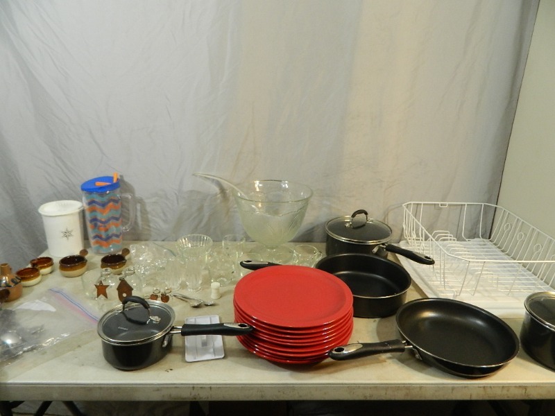 Pans, Punch Set, More