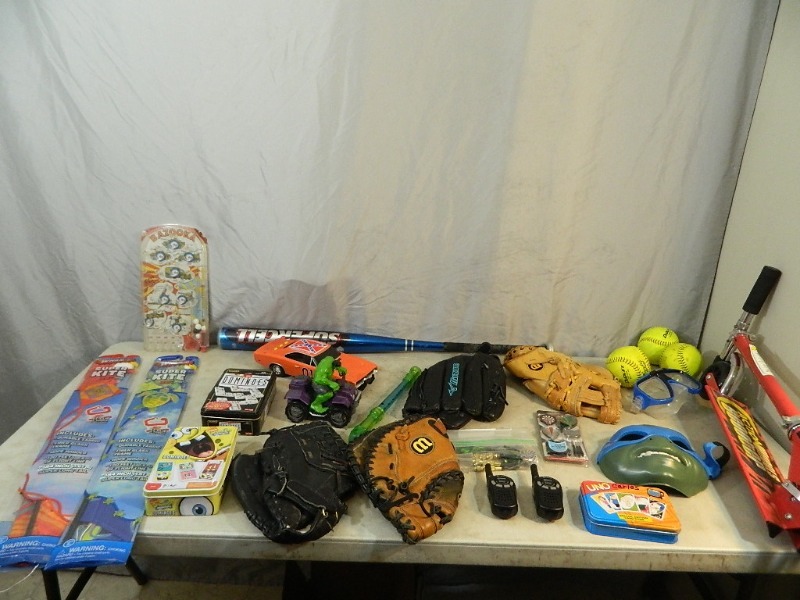 Sports Items, Toys, and Games