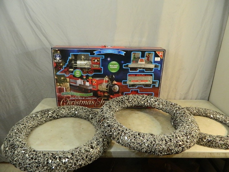 Train and Wreaths