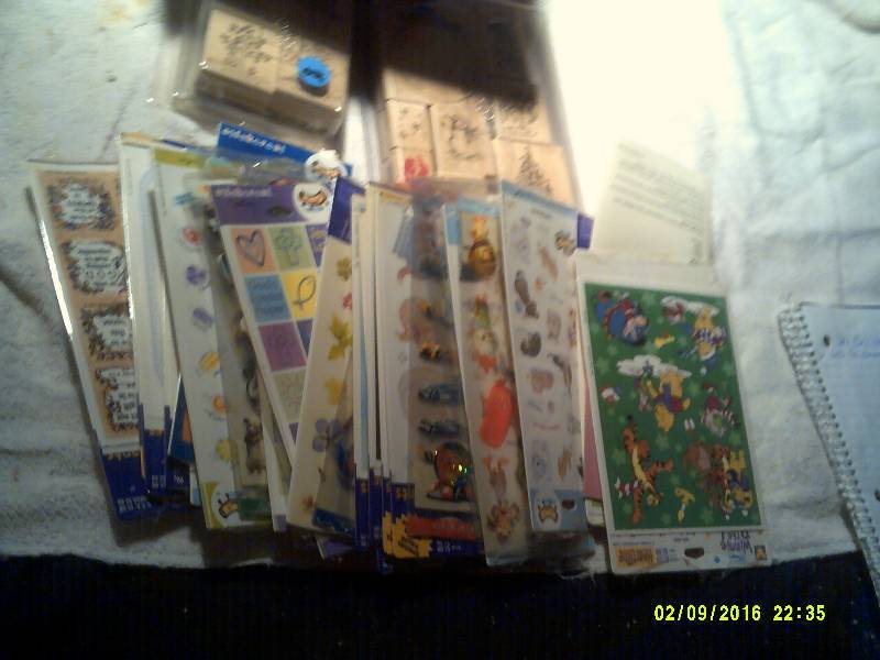 lot 25 image: STICKERS AND STAMPERS