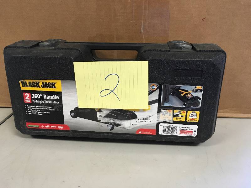 Black Jack 360 Degree Handle Hydraulic Trolley Jack not used