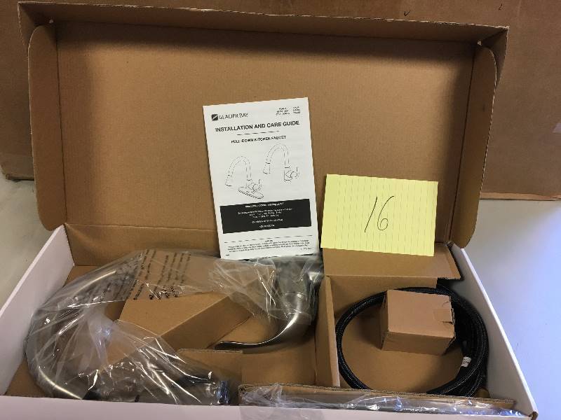 Glacier Bay Market Pull-Down Kitchen Faucet not used