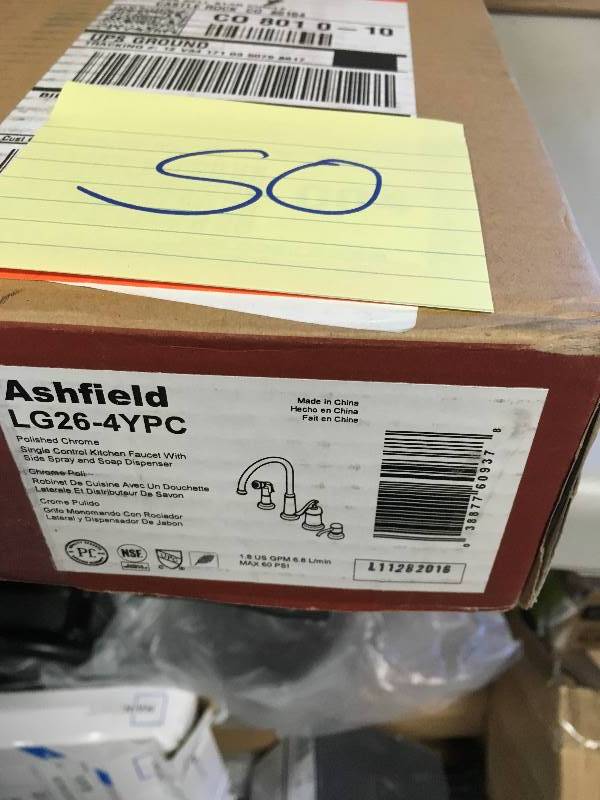 Pfister LG26-4YP Ashfield Kitchen Faucet not used