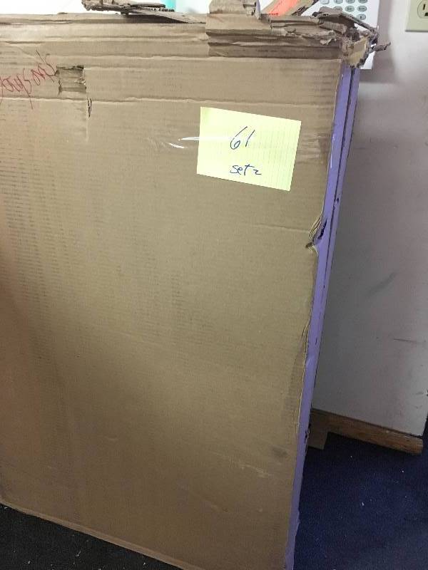 Closetmaid Impressions 28 x 28 x 41 H Walnut Laminate Conor Unit Lot of 2