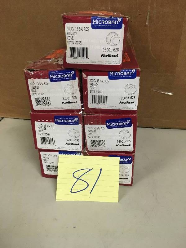 Kickset Door interior Door Sets. Lot of 7 not used
