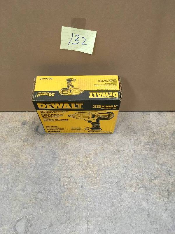 Dewalt 20-Volt MAX Lithium-Ion Cordless 12 in. High Torque Impact Wrench with Detent Pin (Tool-Only) new