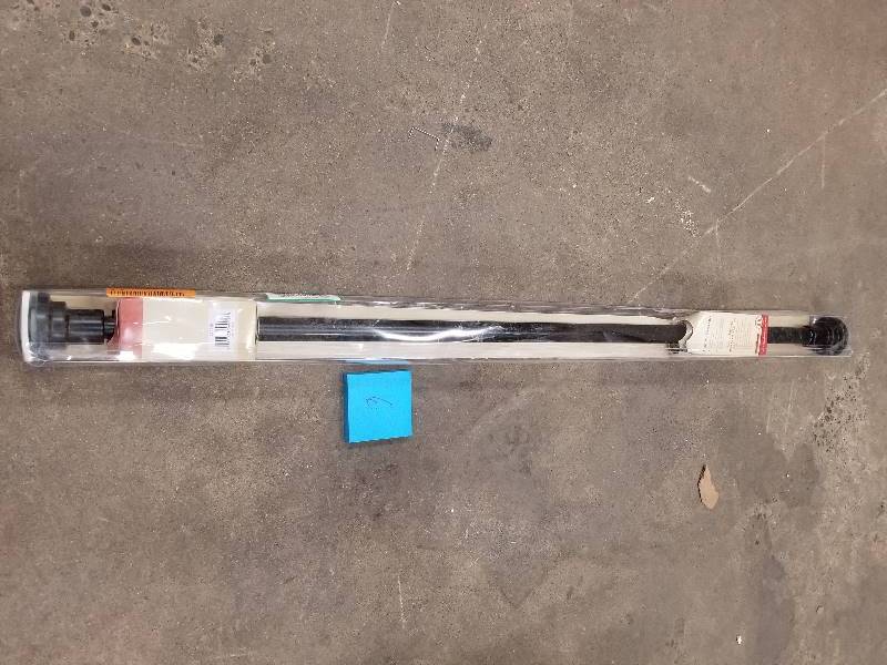 lot 6 image: Adjustable Straight Shower Rod, 76, Oil Rubbed Bronze  ot used