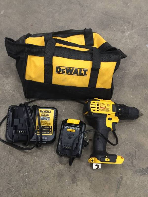 lot 54 image: Dewalt DCD780 12in. Drill Driver 20 Volt Max. open box in new condition