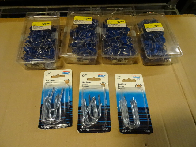 12 insulated staples. 2 12 wire s...