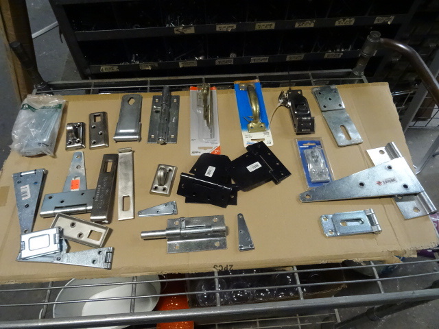 Large variety of hinges and hasps...